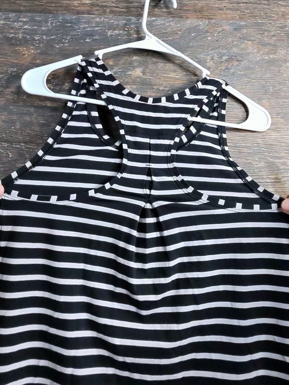 lululemon athletica Black and White Striped Tank Top - Picture 5 of 7